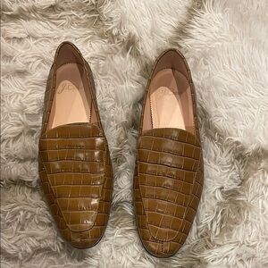 Jcrew brown leather loafer